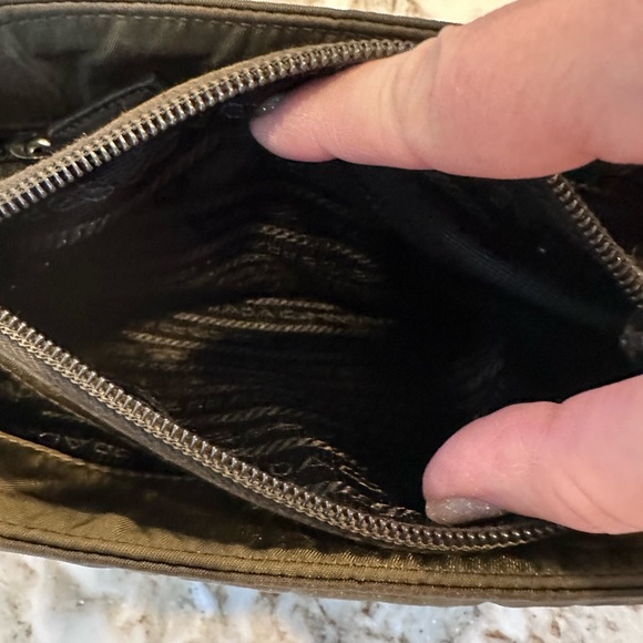 Certificate of Authenticity Prada Army Green Nylon Handbag Purse $1575 - Picture 6 of 16